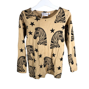 Unisex Mini Rodini - Tricot shirt, size 116 - 122 - Beige (1)