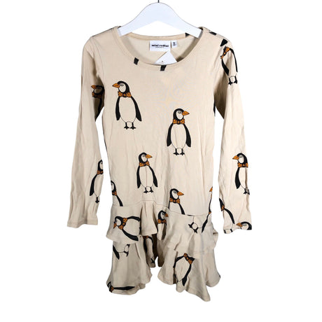 Unisex Mini Rodini - Tricot dress, size 116 - 122 - Beige ()