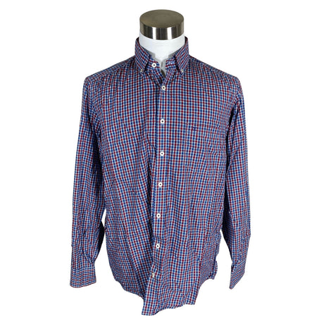 Unisex Casa Moda - Collared shirt, size L - Blue ()