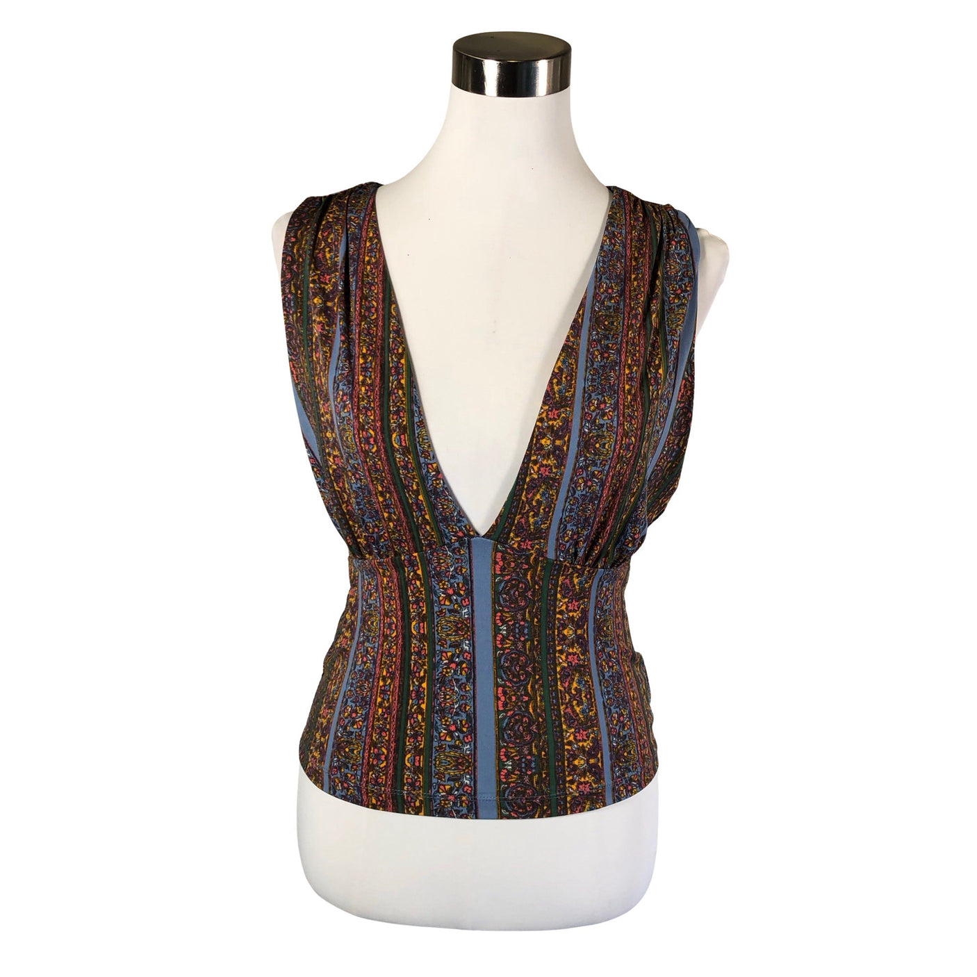 Unisex People Tree - Tricot tank top, size 34 - Blue (1)
