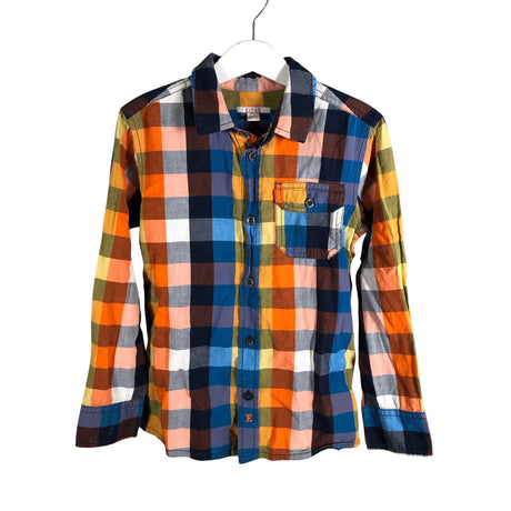 Unisex Esprit - Collared shirt, size 116 - 122 - Orange ()