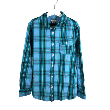 Unisex Esprit - Collared shirt, size 140 - 146 - Green ()