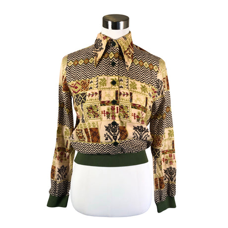 Unisex Butterfly - Blouse, size 38 - Beige ()