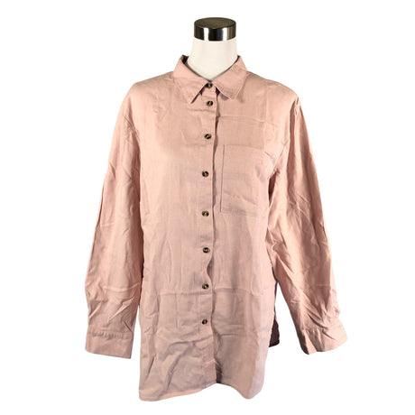 Unisex Free Quent - Collared shirt, size 40 - Light pink ()