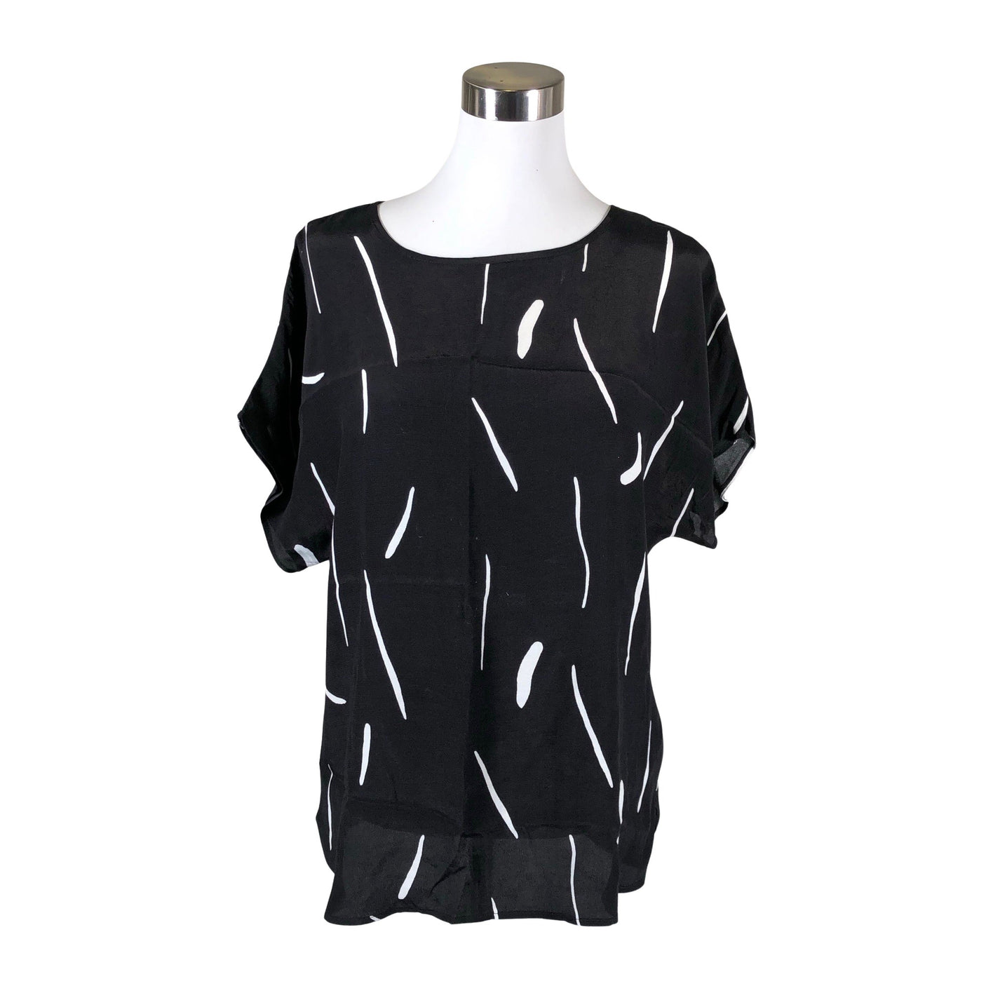 Unisex Nanso - Short-sleeved blouse, size 38 - Black (1)