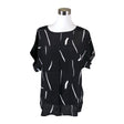 Unisex Nanso - Short-sleeved blouse, size 38 - Black ()