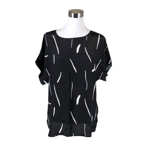 Unisex Nanso - Short-sleeved blouse, size 38 - Black (1)