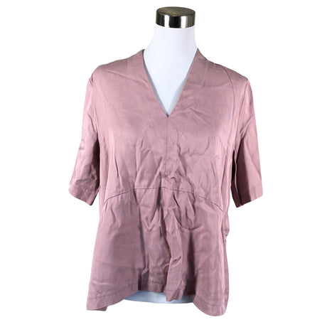 Unisex Samsoe&Samsoe - Short-sleeved blouse, size 40 - Light pink ()