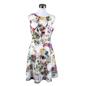 Unisex S.T.I - Schiffon dress, size 38 - White (1)