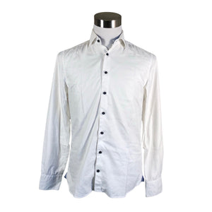 Unisex Stenströms - Collared shirt, size M - White (1)