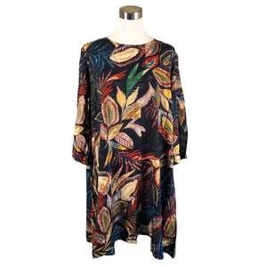 Unisex O.I.S - Schiffon dress, size 38 - Blue (1)
