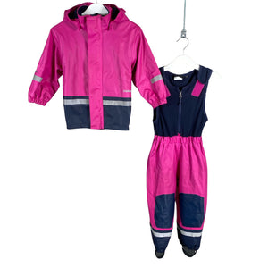 Unisex Didriksons - Rainwear, size 86 - 92 - Violet (1)