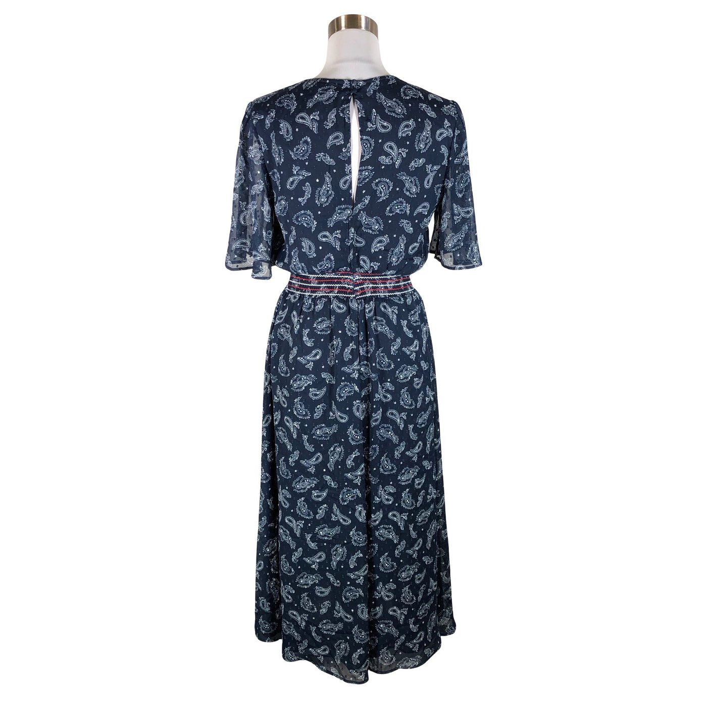 Unisex Tommy Jeans (Tommy Hilfiger) - Schiffon dress, size 40 - Blue (2)