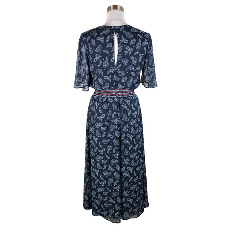 Unisex Tommy Jeans (Tommy Hilfiger) - Schiffon dress, size 40 - Blue (2)