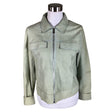 Unisex Gerry Weber - Leather jacket, size 38 - Green ()