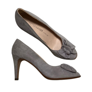 Unisex Peter Kaiser - Open toe high heel shoes, size 40 - Gray (1)