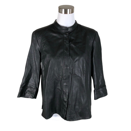 Unisex Marc O'Polo - Leather jacket, size 40 - Black ()