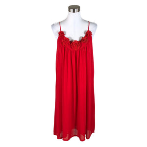 Unisex Soaked - Schiffon dress, size 40 - Red (1)