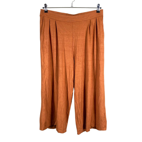 Unisex Create - Tricot capri pants, size 42 - Brown ()