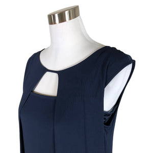 Unisex Marella - Schiffon dress, size 38 - Blue (3)