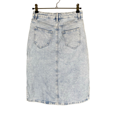 Unisex Lindex - Denim skirt, size 146 - 152 - Light blue (2)