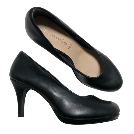 Unisex Tamaris - High heels, size 38 - Black ()