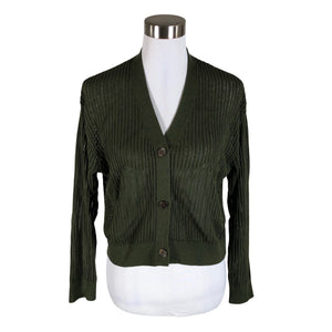 Unisex Uniqlo - Cardigan, size 40 - Green (1)