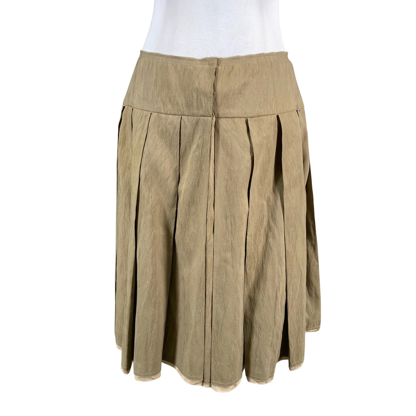 Unisex Prada - Pleated skirt, size 36 - Beige (3)