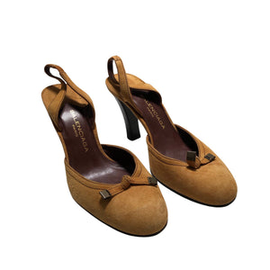 Unisex Balenciaga - Heeled sandals, size 37 - Brown (3)