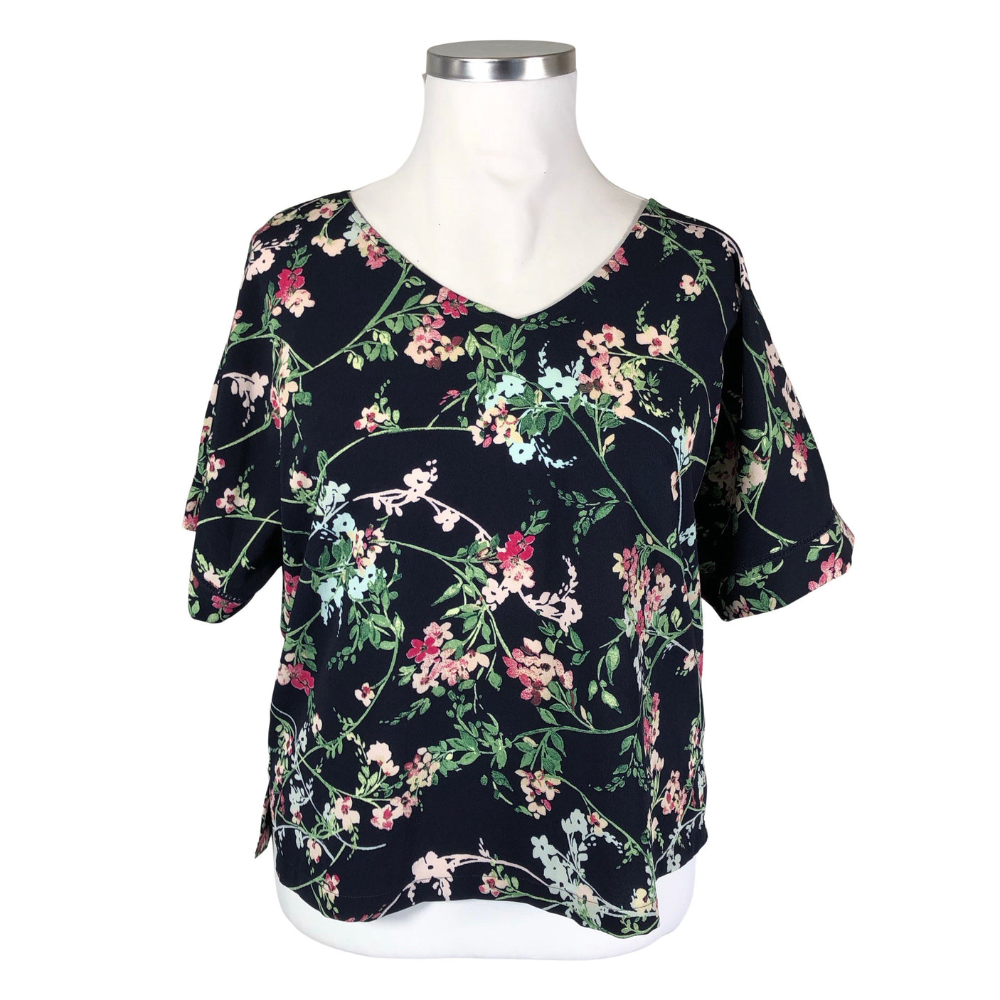 Unisex Marks&Spencer - Short-sleeved blouse, size 42 - Blue (1)