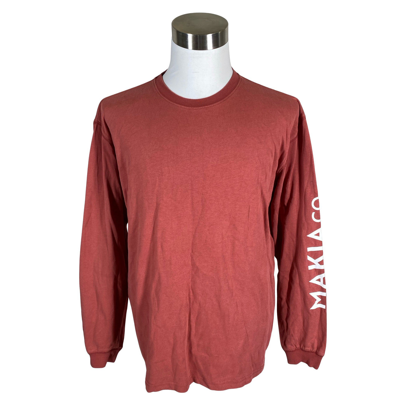 Unisex Makia - Tricot shirt, size L - Orange (1)