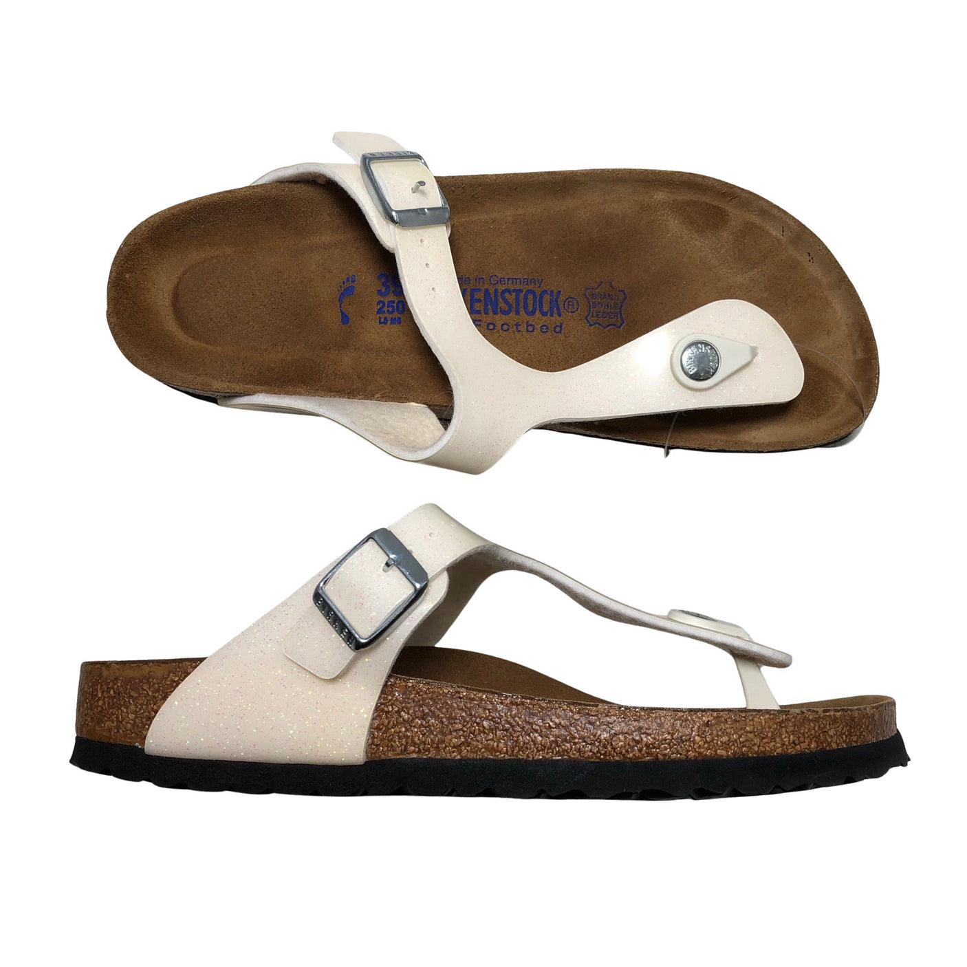 Unisex Birkenstock - Sandals, size 39 - Natural white (1)