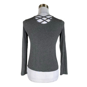 Unisex Lindex - Tricot shirt, size 34 - Gray (2)