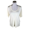 Unisex by Malene Birger - T-shirt, size 36 - White ()