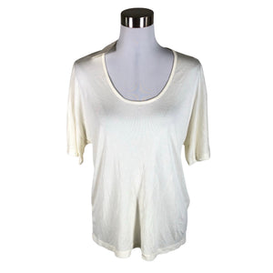 Unisex by Malene Birger - T-shirt, size 36 - White (1)