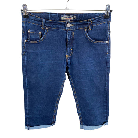 Unisex Blue Effect - Denim shorts, size 158 - 164 - Blue ()