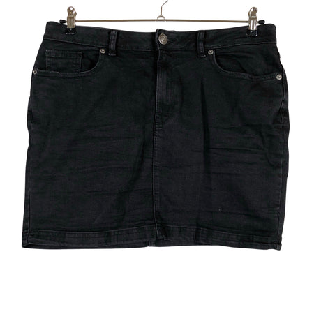 Unisex Urban Classics - Denim skirt, size W31 - Black ()