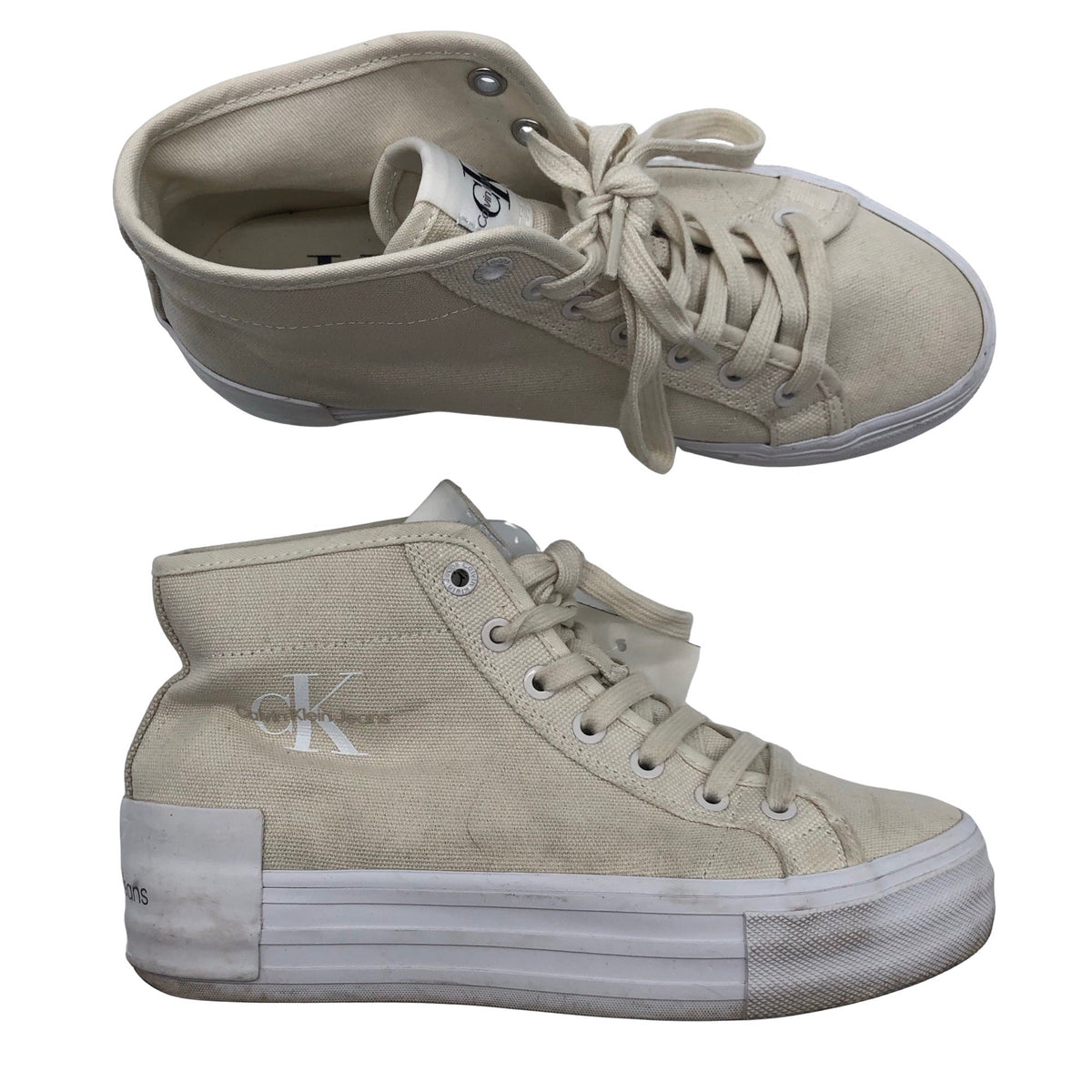 Unisex Calvin Klein Jeans - Casual sneakers, size 38 - Beige (1)