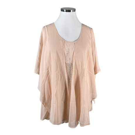 Unisex Denim 24/7 - Short-sleeved blouse, size 48 - Light pink ()