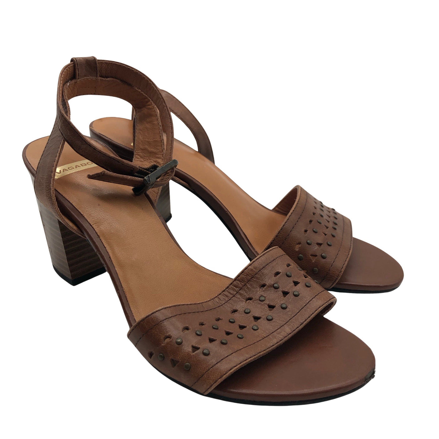 Unisex Vagabond - Heeled sandals, size 37 - Brown (2)