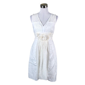 Unisex Derhy - Summer dress, size 40 - White (1)