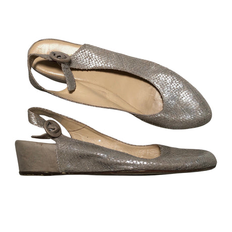 Unisex Högl - Wedge sandals, size 41 - Silver ()