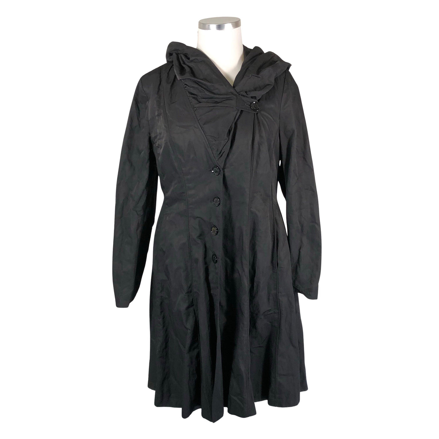 Unisex Erich Fend - Trench coat, size 44 - Black (1)