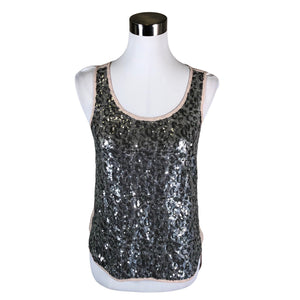 Unisex Saint Tropez - Party top, size 34 - Silver (1)
