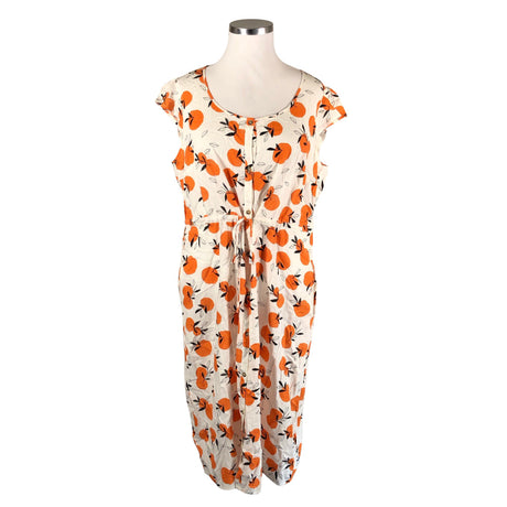 Unisex Ulla Popken - Dress, size 46 - Orange ()