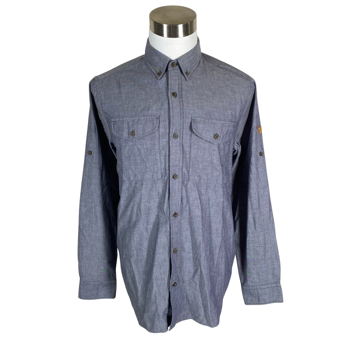 Unisex Fjällräven - Collared shirt, size M - Blue (1)