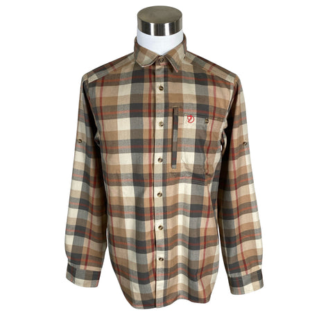 Unisex Fjällräven - Collared shirt, size M - Brown ()
