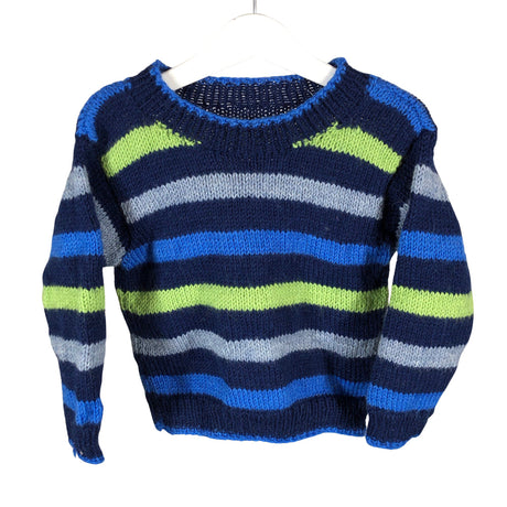 Unisex Handmade - Sweater, size 134 - 140 - Blue ()