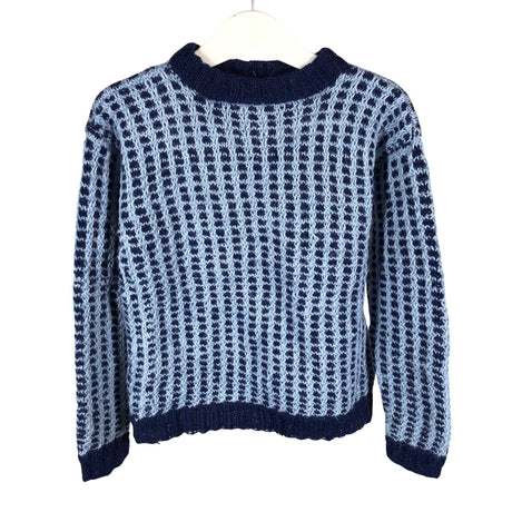 Unisex Handmade - Sweater, size 134 - 140 - Light blue ()