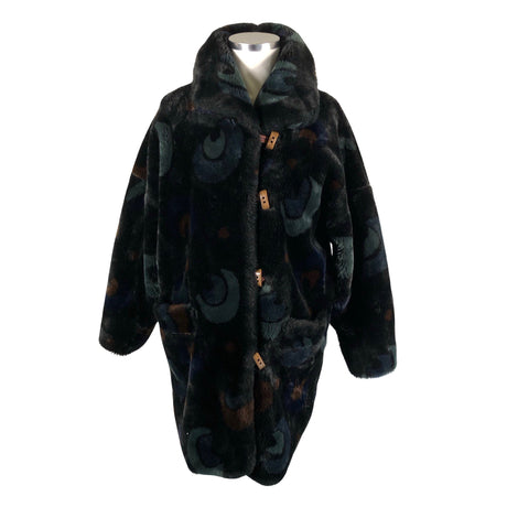 Unisex Skila - Faux fur coat, size 42 - Black ()